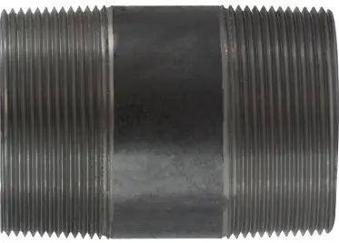 Bargain Midland Metal 57210 Welded Pipe Nipple, 3 in MPT x 3 in MPT, 9 in L, Steel, Black, SCH 40 Schedule