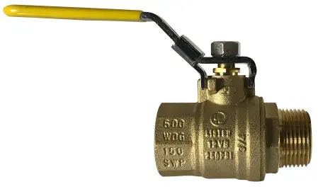 Midland Metal 948177L Ball Valve, 2 in Nominal, MPT x FPT, 600 psi WOG Pressure, -20 to 300 deg F Same Day Shipping