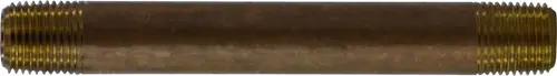 Midland Metal 40009 Seamless Pipe Nipple, 1/8 in MPT x 1/8 in MPT, 5 in, Brass Special Offer