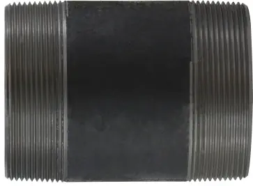 Midland Metal 59227SMLS Seamless Pipe Nipple, 4 in MPT x 4 in MPT, 8 in L, Steel, Black, SCH 80 Schedule, 300 lb Seasonal Sale