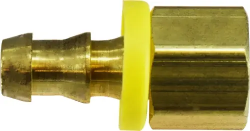 Affordable Midland Metal 30396 Straight Adapter, 1/2 in Push-On Hose Barbed x 3/4 in FIP, Brass