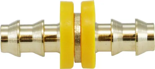 Midland Metal 30305 Hose Splicer, 5/16 in Push-On Hose Barbed x 5/16 in Push-On Hose Barbed, Brass Best Price