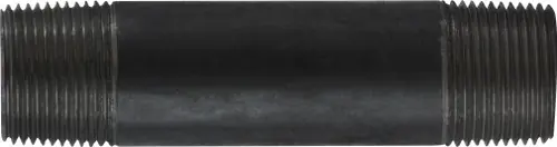 Instant Buy Midland Metal 57113 Welded Pipe Nipple, 1 in MPT x 1 in MPT, 10 in L, Steel, Black, SCH 40 Schedule