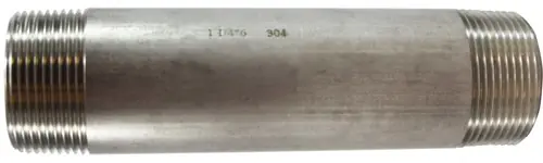 Midland Metal 49126 Welded Pipe Nipple, 1-1/4 in MPT x 1-1/4 in MPT, 4-1/2 in L, Stainless Steel Special Offer