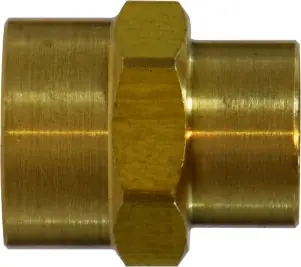 Hassle-Free Returns Midland Metal 28183L Light Pattern Reducing Coupling, 3/8 in FNPTF x 1/4 in FNPTF, 1 in, Brass