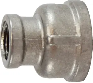 Low Price Midland Metal 62433 Reducing Coupling, 1/2 in FPT x 1/8 in FPT, Stainless Steel, 150 lb