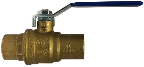 Best Choice Midland Metal 940214LF Ball Valve, 1 in Nominal, C x C, 600 psi WOG Pressure, -20 to 248 deg F