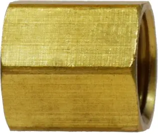 In Demand Midland Metal 12027 Hex Internal Union, 1/2 in Inverted Flared x 1/2 in Inverted Flared, Brass