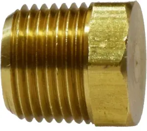 Midland Metal 28206 Heavy Duty Cored Hex Plug, 1 in MNPT, 1.16 in, Brass Special Discount