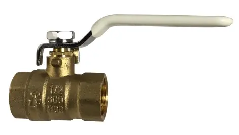 Midland Metal 941151LF Ball Valve, 1/4 in Nominal, FIP x FIP, 600 psi WOG Pressure, -40 to 365 deg F Time-Limited