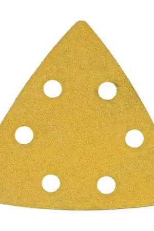 Alfa Tools VTGF1100 100G Hook & Loop F Triangles Gold Paper, 50 Pack Crafted