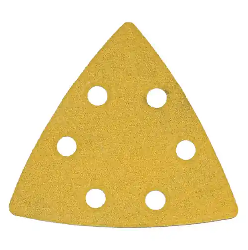 Alfa Tools VTGF1100 100G Hook & Loop F Triangles Gold Paper, 50 Pack Crafted