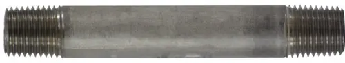 New Release Midland Metal 48027 Welded Pipe Nipple, 1/4 in MPT x 1/4 in MPT, 4-1/2 in L, Stainless Steel, SCH 40 Schedule