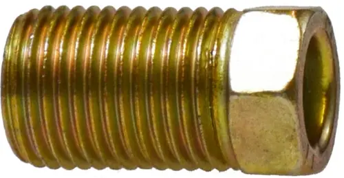 Midland Metal 12009 Long Nut, 3/16 in Male Inverted Flared, Steel Genuine