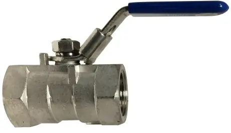 Midland Metal 949103 1-Piece Ball Valve, 1/2 in Nominal, FNPT x FNPT, 1000 psi Pressure Price Drop