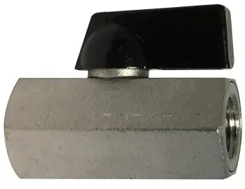New Release Midland Metal 46934SS Miniature Ball Valve, 1/8 in Nominal, FPT x FPT, 400 psi Pressure