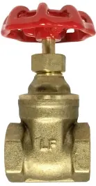 Midland Metal 940136LF Gate Valve, 1-1/2 in Nominal, FIP x FIP, 200 psi WOG Pressure, Forged Brass Body Best Seller