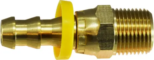 Midland Metal 30387 Swivel Adapter, 3/8 in Push-On Hose Barbed x 3/8 in MIP, Brass Super Sale