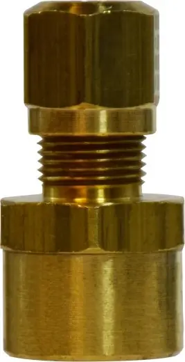 Midland Metal 38061 Adapter, 1/4 in Tube OD x 1/4 in FNPTF, Brass One Day Deal