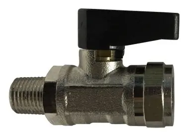 Midland Metal 46661 Mini Ball Valve, 1/4 in Nominal, MPT x FPT, 250 psi Pressure, Brass Body Hot Picks