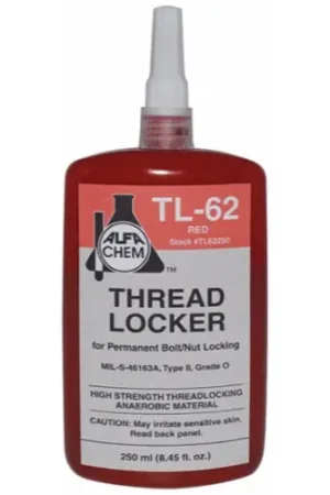 Alfa Tools TL4350 50 ml Tl43 Removable Thread Locker, 10 Pack Hassle-Free Returns