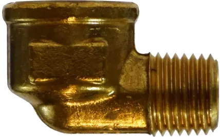 Midland Metal 28263 90 deg Reducing Street Elbow, 3/8 in FNPTF x 1/4 in MNPTF, Brass New Arrival