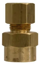 Shop Now Midland Metal 18158 Adapter, 1/2 in Compression x 3/8 in FNPTF, Brass