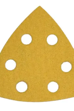 While Supplies Last Alfa Tools PTAM060 60G Psa Milwaukee Triangles Aluminum Oxide Gold Paper, 50 Pack