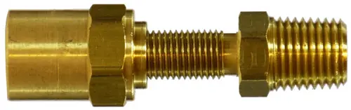Midland Metal 32742 Reusable Hose Adapter, 3/8 in Hose Barbed x 1/4 in MNPTF, Brass Weekend Sale