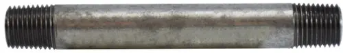 Save Now Midland Metal 56034 Welded Pipe Nipple, 1/4 in MPT x 1/4 in MPT, 10 in L, Steel, Galvanized, SCH 40 Schedule