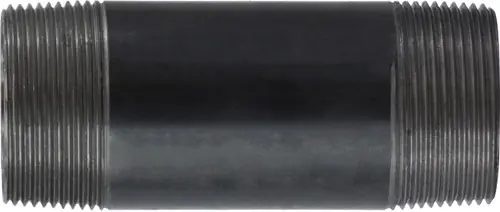 Free Returns Midland Metal 57281 Welded Pipe Nipple, 1-1/2 in MPT x 1-1/2 in MPT, 24 in L, Steel, Black, SCH 40 Schedule