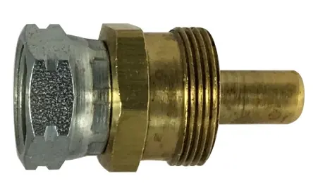 Midland Metal 39357 Connector, 3/8 in Hose x 3/4 in Female ABS, Brass Buy Online