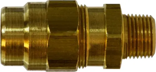 Premium Midland Metal 38337 Adapter, 1/2 in Hose x 1/2 in Male Pipe, Brass