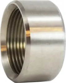 Buy Online Midland Metal 62775 Half Coupling, 1 in FPT x 1 in Butt Weld, Stainless Steel, 150 lb