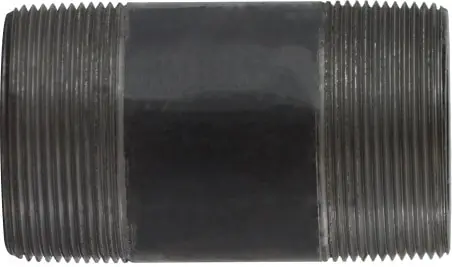 Deal Midland Metal 59320SMLS Seamless Pipe Nipple, 8 in MPT x 8 in MPT, Close L, Steel, Black, SCH 80 Schedule