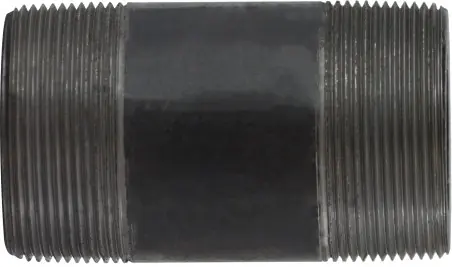 Midland Metal 59164SMLSXX Seamless Pipe Nipple, 2 in MPT x 2 in MPT, 4 in L, Steel, Black, XXH Schedule, 1000 lb Get Yours
