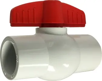 Midland Metal 940300 Ball Valve, 2-1/2 in Nominal, Slip x Slip, 150 psi at 73 deg F Pressure, PVC Body Hassle-Free Returns
