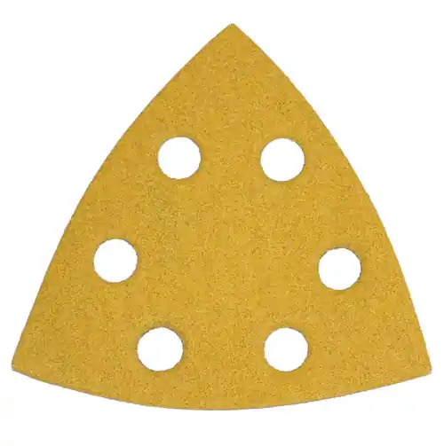 Alfa Tools VTGM400 400G Hook & Loop Milwaukee Triangles Gold Paper, 50 Pack Brand New