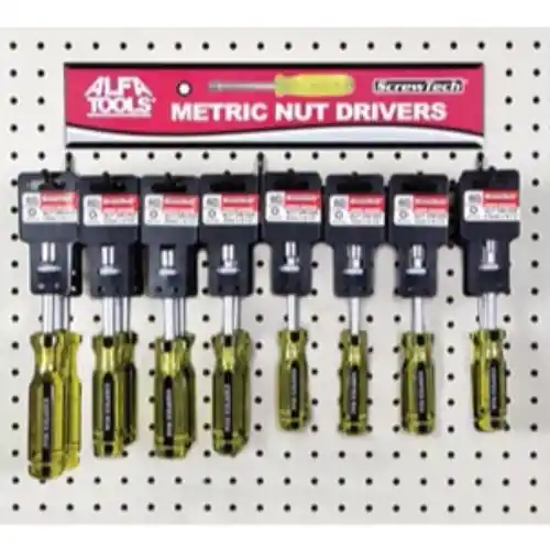 Alfa Tools ND165H 10.0 mm Nut Driver With Hanger Limited Offer
