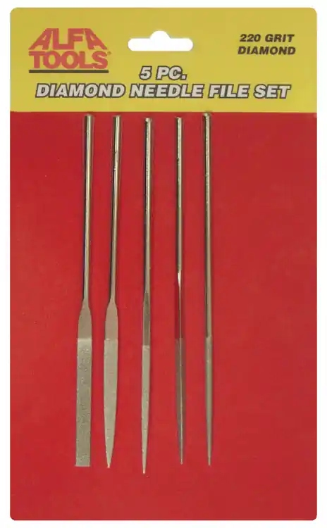 Final Sale Alfa Tools F65197 5 pc Diamond Needle File Set