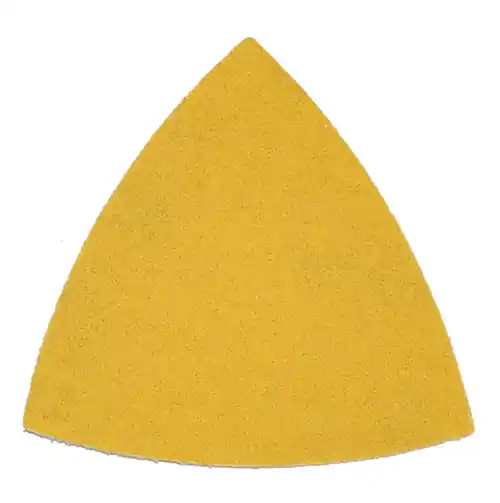 Crafted Alfa Tools VTGB2320 320G Hook & Loop Bosch 2 Triangles Gold Paper, 50 Pack