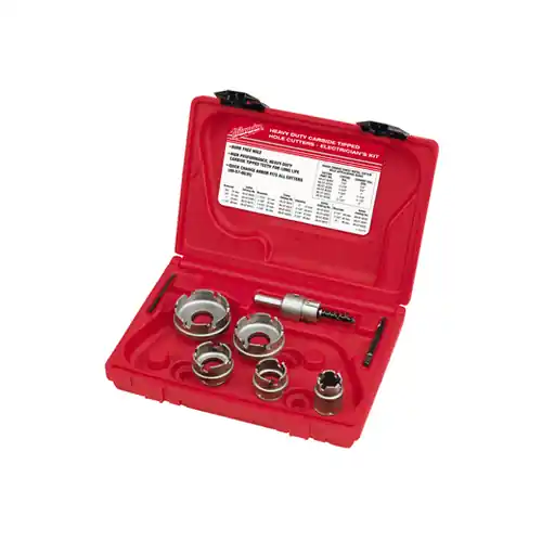 Affordable Milwaukee Tool 49-22-8310 7PC Quick Change Carbide Hole Cutter Set