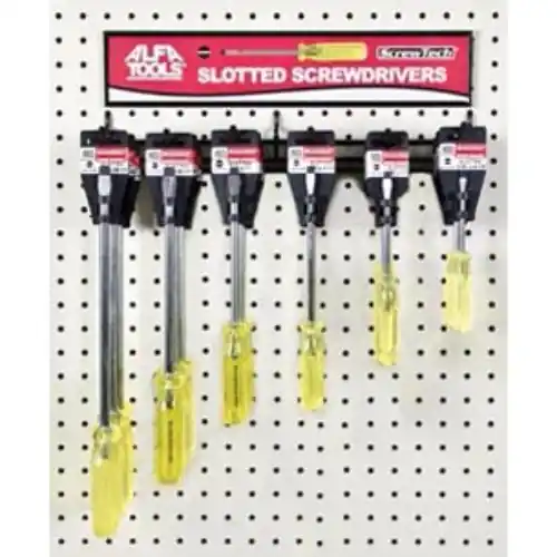 Reduced Price Alfa Tools SCD122H 1/4 x 9-1/2 Slotted Screwdriver Hanger