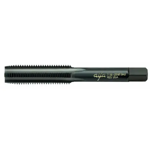 Alfa Tools HTT80002 1-72 HSS Black Oxide Alfa USA Hand Tap Taper, 12 Pack Flash Sale