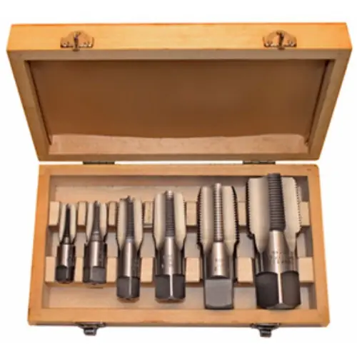 Alfa Tools TDS66006NPT 6 pc Carbon Steel Npt Pipe Tap Set Must Have