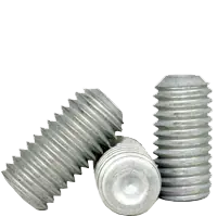 Fresh Stock 1/2"-13 x 1" Socket Set Screws, Cup Point, Mechanical Zinc Cr+3, Coarse (UNC), Alloy Steel, Qty 100