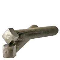 7/8"-9 x 4" Square Head Set Screws, 1/2 Dog Point, Plain Finish, Coarse (UNC), Case Hardened, Qty 15 Exclusive Offer
