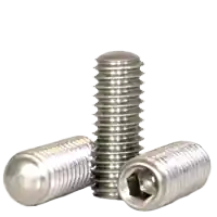 3/8"-16 x 1/2" Socket Set Screws, Oval Point, 18-8 Stainless Steel, Coarse (UNC), Qty 100 Get Yours