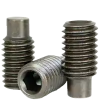 Price Drop 1/4"-28 x 5/16" Socket Set Screws, Full Dog Point, Black Oxide, Fine (UNF), Alloy Steel, Qty 100