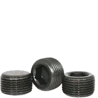 3/4"-14 Pipe Plugs, 3/4" Taper, Hex Dry-Seal, Black Oxide, Alloy Steel, Made in USA, Qty 50 Buy Online
